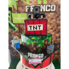 Pastel Infantil 4787 Minecraft